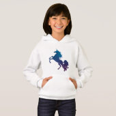 Einhorn-Pullover für Kinder Hoodie (Vorne ganz)