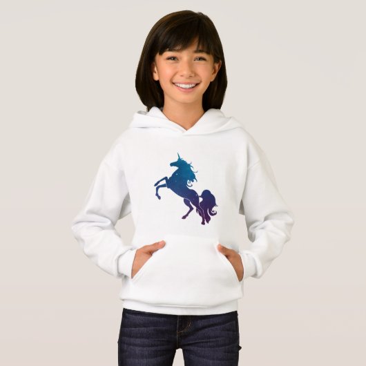 Einhorn-Pullover für Kinder Hoodie (Vorne ganz)