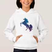 Einhorn-Pullover für Kinder Hoodie (Vorderseite)