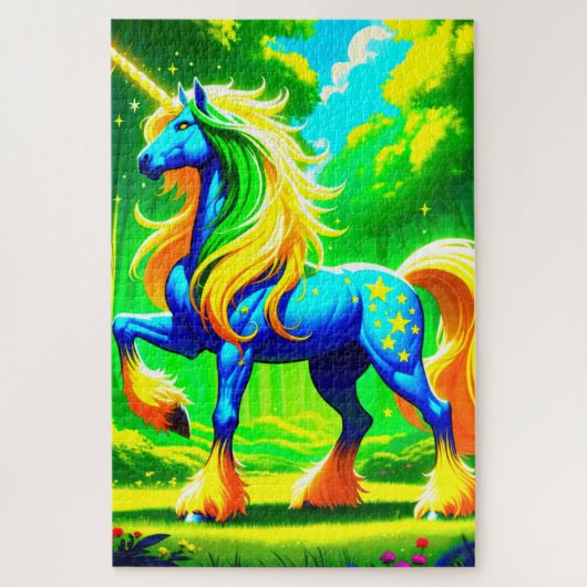 Einhorn Puzzle (Vertikal)