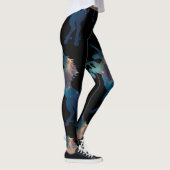 Einhorn-Raum-Muster Leggings (Rechts)