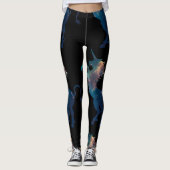 Einhorn-Raum-Muster Leggings (Vorderseite)