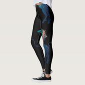 Einhorn-Raum-Muster Leggings (Links)