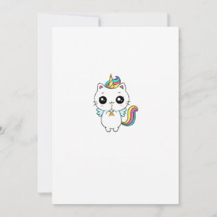 Einhorn, Regenbogen Einhorn, süß Einladung