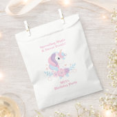 Einhorn Regenbogen Geburtstags-Geschenktüte Geschenktütchen (Ausgeschnitten)