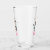 Einhorn-Regenbogen-Hund Glas (Rechts)