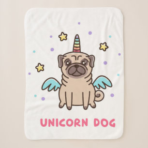 Einhorn-Regenbogen-Hund Sherpadecke