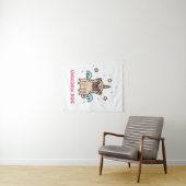 Einhorn-Regenbogen-Hund Wandteppich (Beispiel (Horizontal))