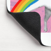 Einhorn-Regenbogen-Katze Mousepad (Ecke)