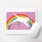 Einhorn-Regenbogen-Katze Mousepad (Mit Mouse)