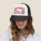 Einhorn-Regenbogen-Katze Truckerkappe (Beispiel)