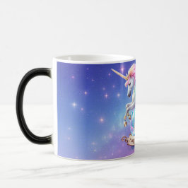 Einhorn Regenbogen-Schloss-Tasse – Geschenk für Gl Verwandlungstasse