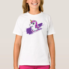 Einhorn Regenbogen Skateboard T-Shirt