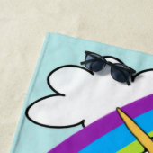 Einhorn-Regenbogen Strandtuch (Beispiel)
