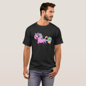 Einhorn Regenbogen T-Shirt (Vorne ganz)