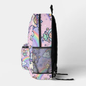 Einhorn Regenbogen Wolke Rucksack (Rechts)