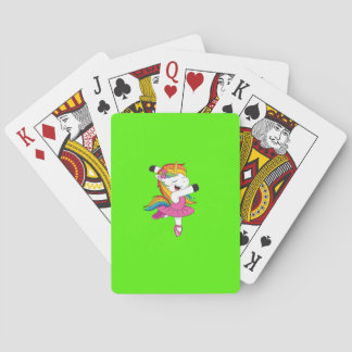 Einhorn-Regenbogen-Wolken Spielkarten