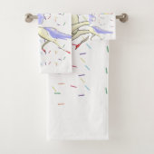 Einhorn, Regenbogenfarben Set Handtuchhandtuch (Insitu)