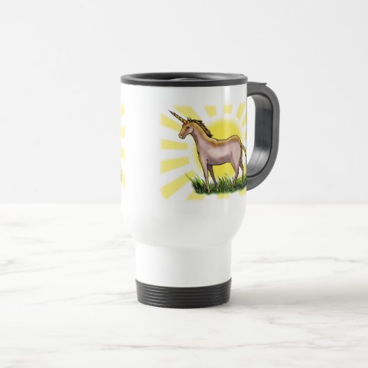 Einhorn Reisebecher (VorderseiteRechts)