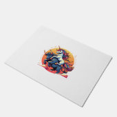 Einhorn Reiten Bull Boys Girls Männer Frauen Kinde Fußmatte (Schrägansicht)