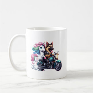 Einhorn Reitendes Mädchen Frauen Kinder Germa Kaffeetasse