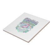 Einhorn-Respawn mit Glitzer Premium-Vector-Stick Fliese (Seite)