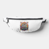 Einhorn Retro Regenbogen Reiter Bauchtasche (Ablage )