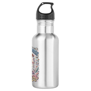 Einhorn rette ein Pferd Reite ein Einhorn Druckfer Edelstahlflasche