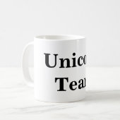 Einhorn-Risse Kaffeetasse (Vorderseite Links)