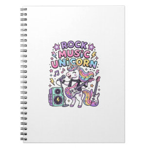 Einhorn Rock Musik Einhorn Charm Markt Ar Notizblock