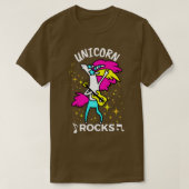 Einhorn Rocks I Liebe Einhorn T-Shirt (Design vorne)