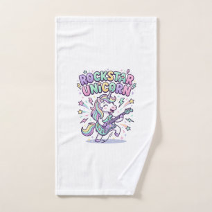Einhorn Rockstar Einhorn Charmante Bekleidung Graf Handtuch