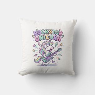 Einhorn Rockstar Einhorn Charmante Kleidung Grafik Kissen