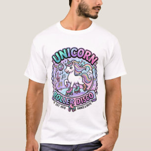 Einhorn Roller Disco POD Fertig Marketplace Kunstw T-Shirt