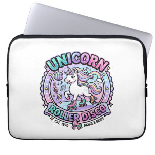 Einhorn Roller Disco POD Fertige Marktplatz-Grafik Laptopschutzhülle