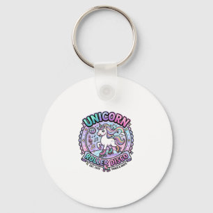 Einhorn Roller Disco POD Fertige Marktplatz-Grafik Schlüsselanhänger