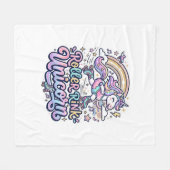 Einhorn-Roller-Rink-Einhorn Premium-Vector-Aufkleb Fleecedecke (Vorderseite (Horizontal))
