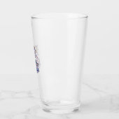 Einhorn-Roller-Rink-Einhorn Premium-Vector-Aufkleb Glas (Links)