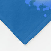 Einhorn rosa fleecedecke (Ecke)