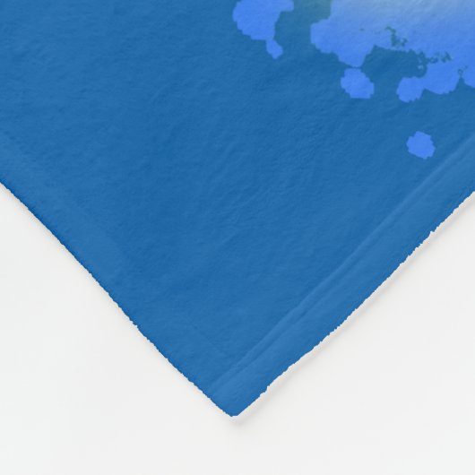 Einhorn rosa fleecedecke (Ecke)