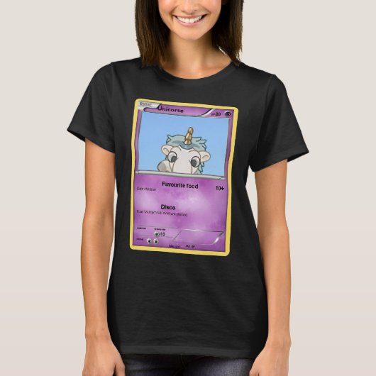 Einhorn rosa T-Shirt (Vorderseite)