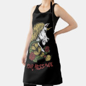 Einhorn-Rose Schürze (InSitu)