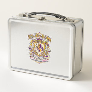 Einhorn-Royal-Horn-Akademie Stylishes Zazzle-Desig Metall Brotdose