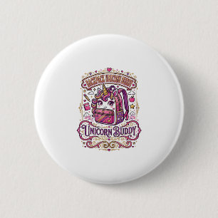 Einhorn-Rucksack Einhorn-Freund Stilvolles Merch-D Button