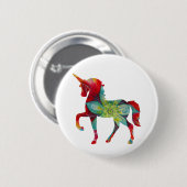 Einhorn-Rund-Abzeichen Button (Vorne & Hinten)