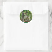 Einhorn Runder Aufkleber (Tasche)