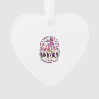 Einhorn-Santa-Einheits-Einhorn Ornament