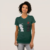 Einhorn-Schach-Ritter T-Shirt (Vorne ganz)