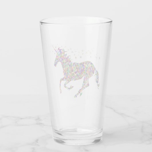 Einhorn-Schein-Glas Glas (Rückseite)