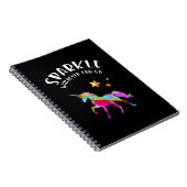 Einhorn - Schein. Niedliche Redewendungen. Notizblock (Rechte Seite)